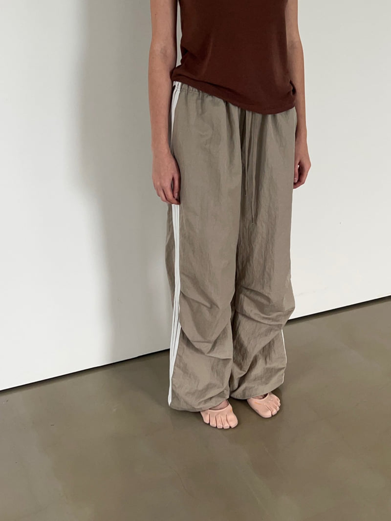 Another Avenue - Korean Women Fashion - #womensfashion - Three-Line Hard Pants - 11