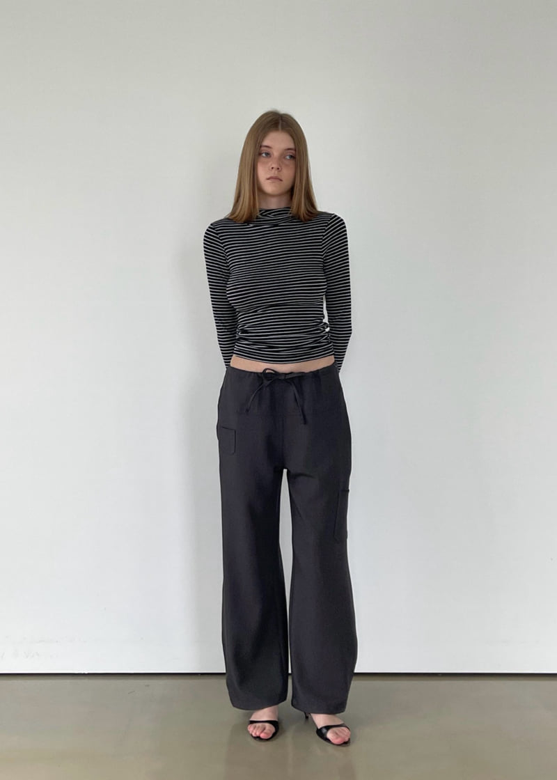 Another Avenue - Korean Women Fashion - #womensfashion - Pocket Tunnel Slacks - 3