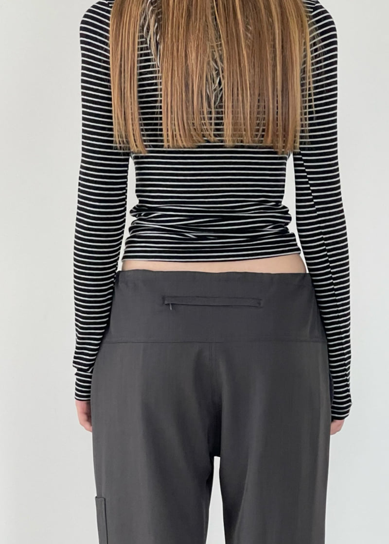 Another Avenue - Korean Women Fashion - #womensfashion - Pocket Tunnel Slacks - 5