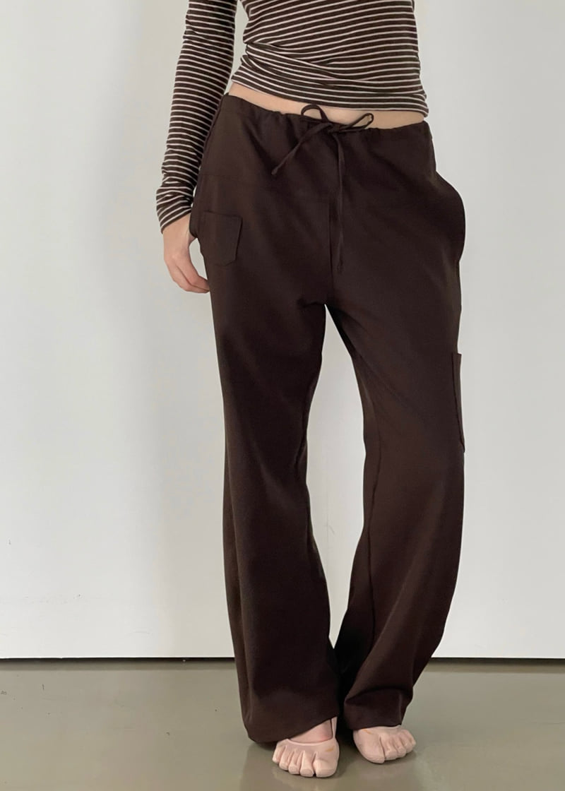 Another Avenue - Korean Women Fashion - #womensfashion - Pocket Tunnel Slacks - 9