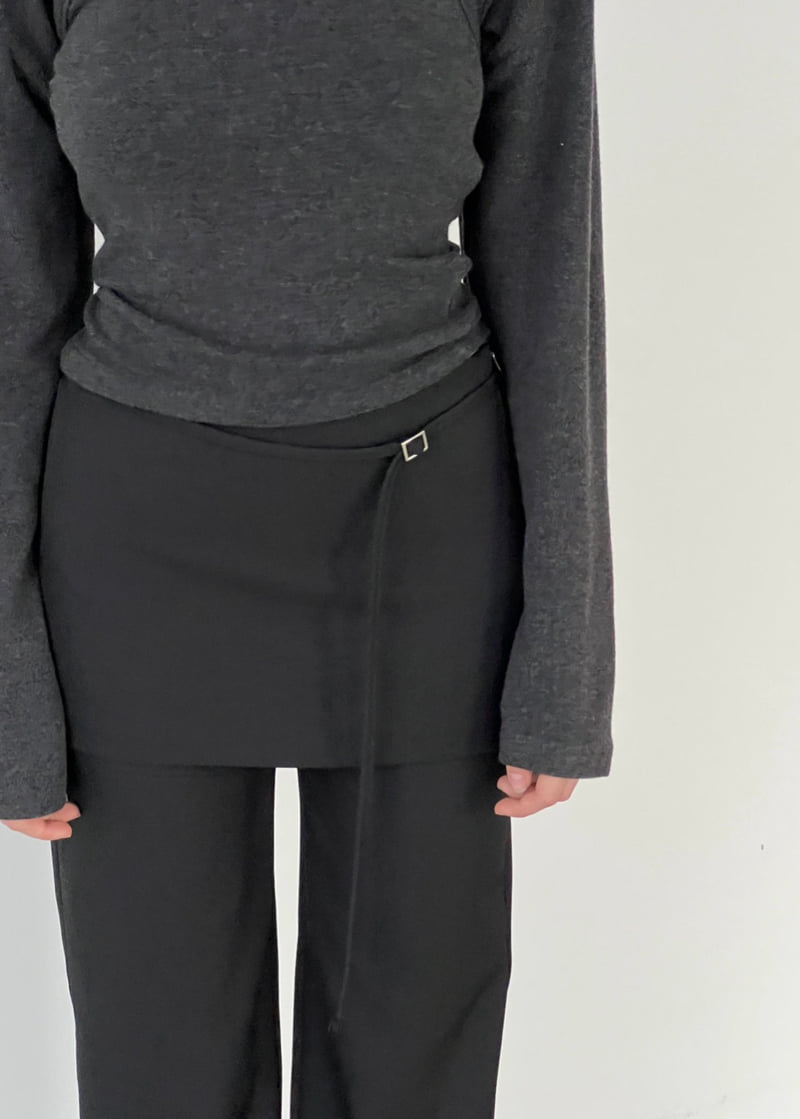 Another Avenue - Korean Women Fashion - #momslook - Pie Skirt Pants - 4