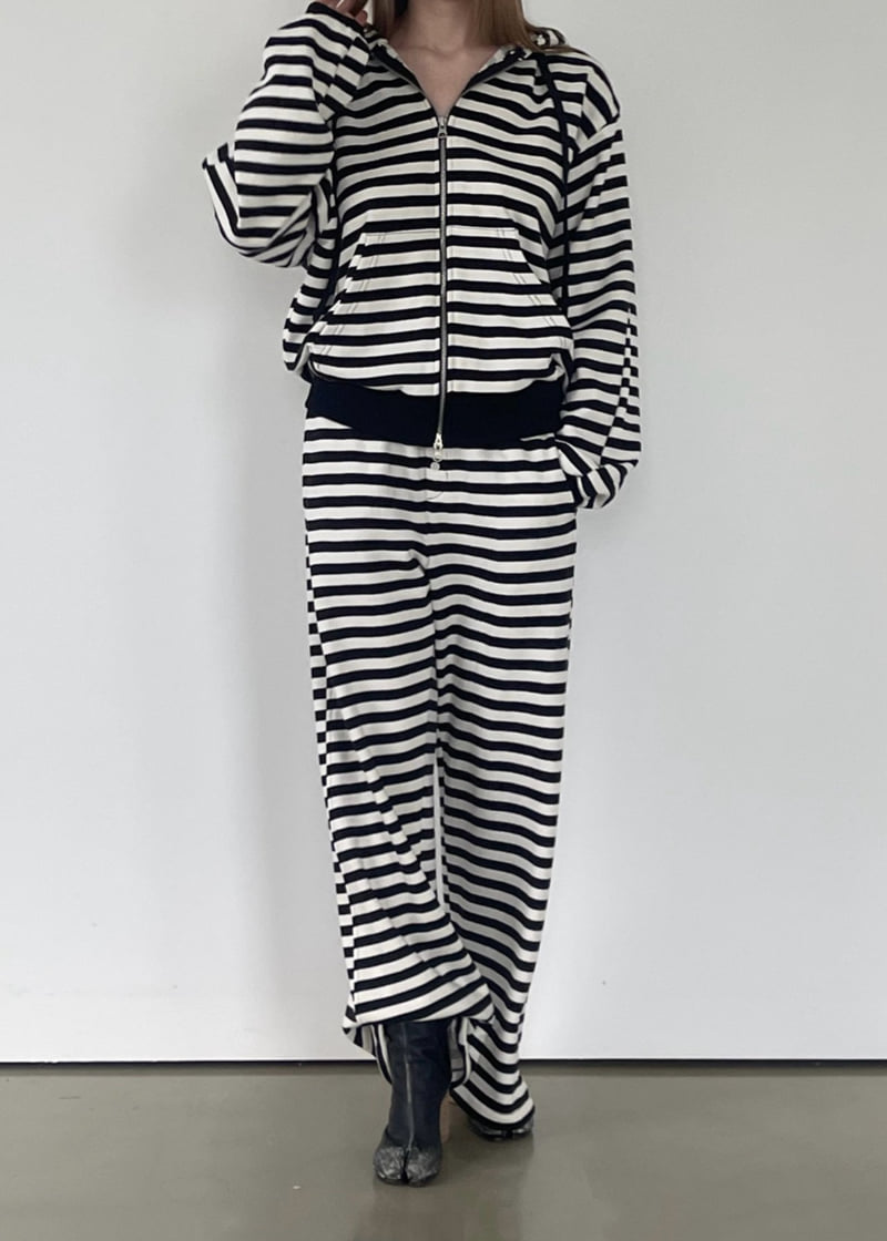Another Avenue - Korean Women Fashion - #womensfashion - Stripe Button Pants - 5