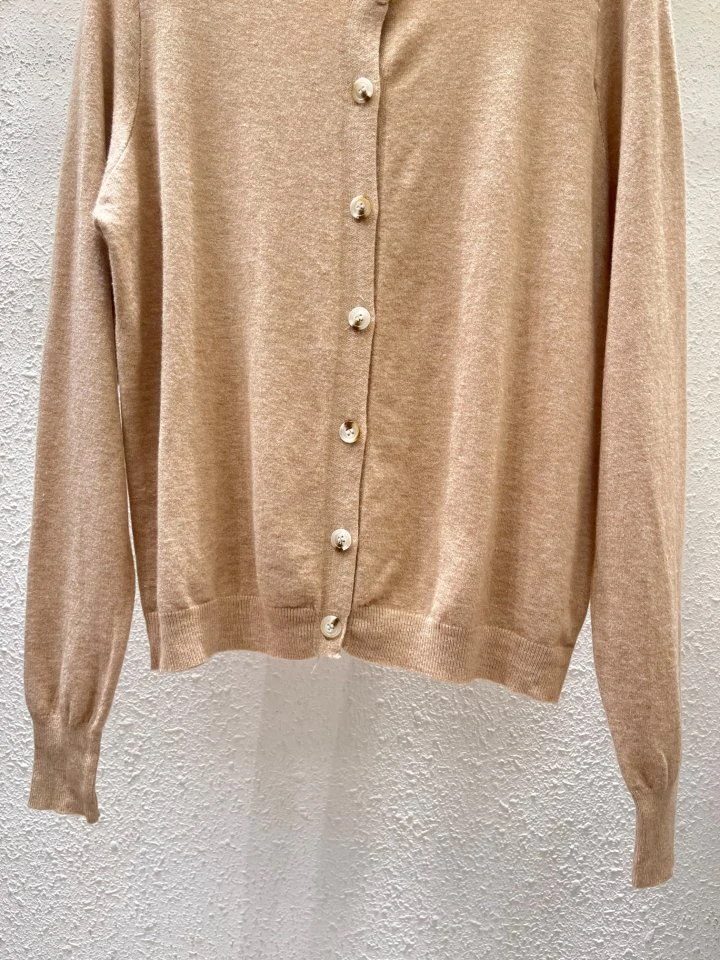 Another Plan - Korean Women Fashion - #momslook - Daily Round Knit Cardigan - 10