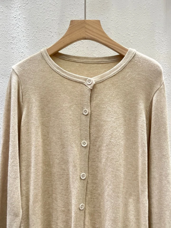 Another Plan - Korean Women Fashion - #momslook - Daily Round Knit Cardigan - 6