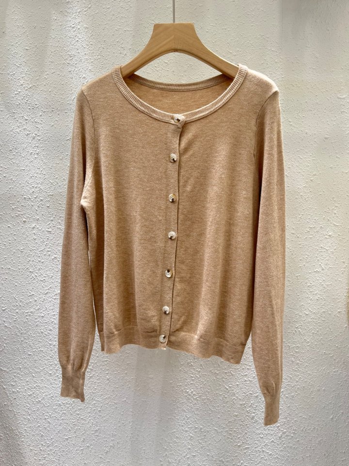 Another Plan - Korean Women Fashion - #momslook - Daily Round Knit Cardigan - 8