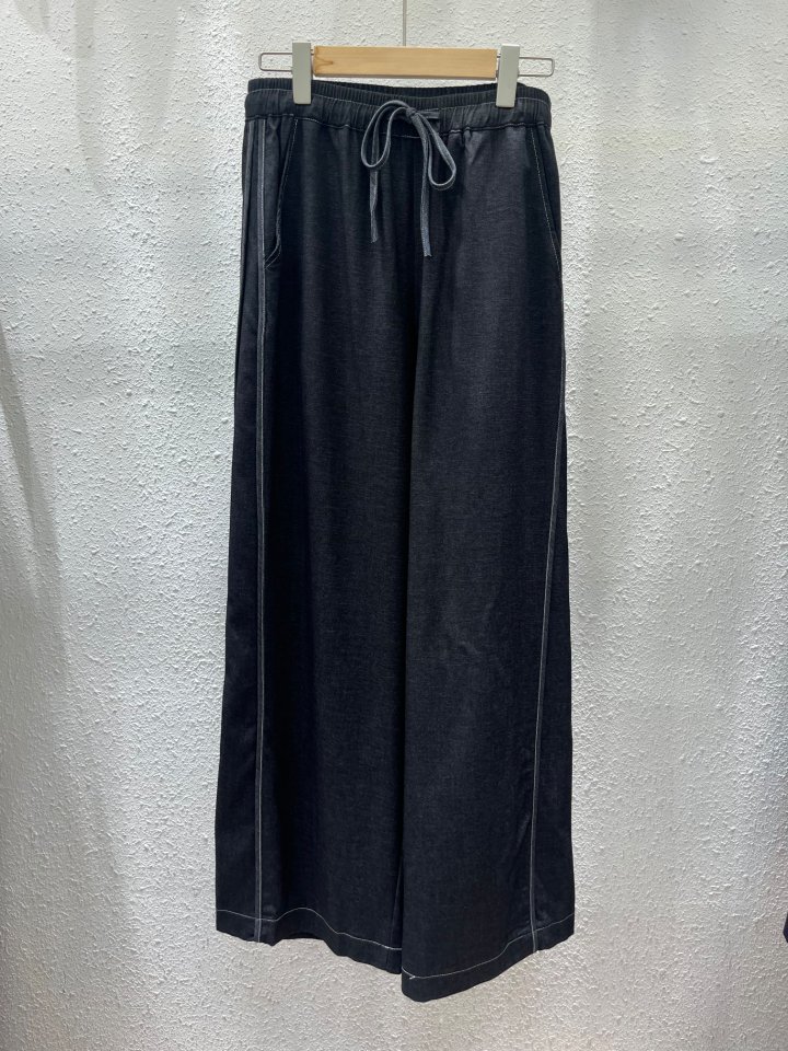 Another Plan - Korean Women Fashion - #momslook - High Waist Side Line Span Jeans - 5