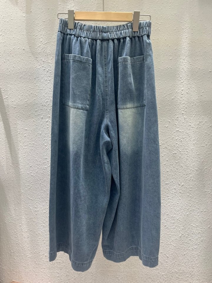 Another Plan - Korean Women Fashion - #momslook - Balloon Wide Jeans - 5