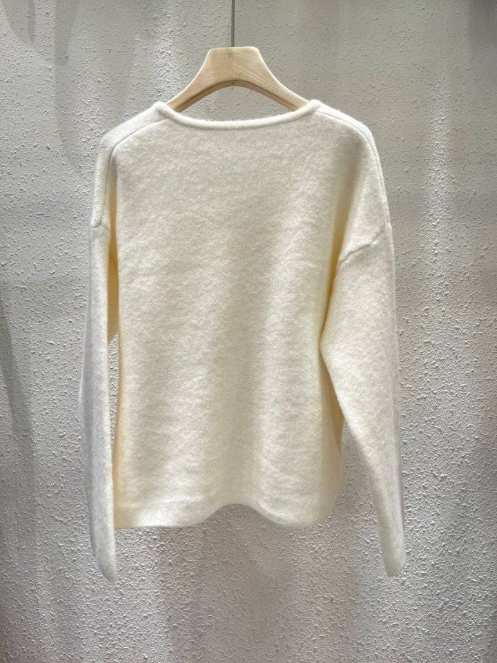 Another Plan - Korean Women Fashion - #womensfashion - Gold Button Cardigan - 4