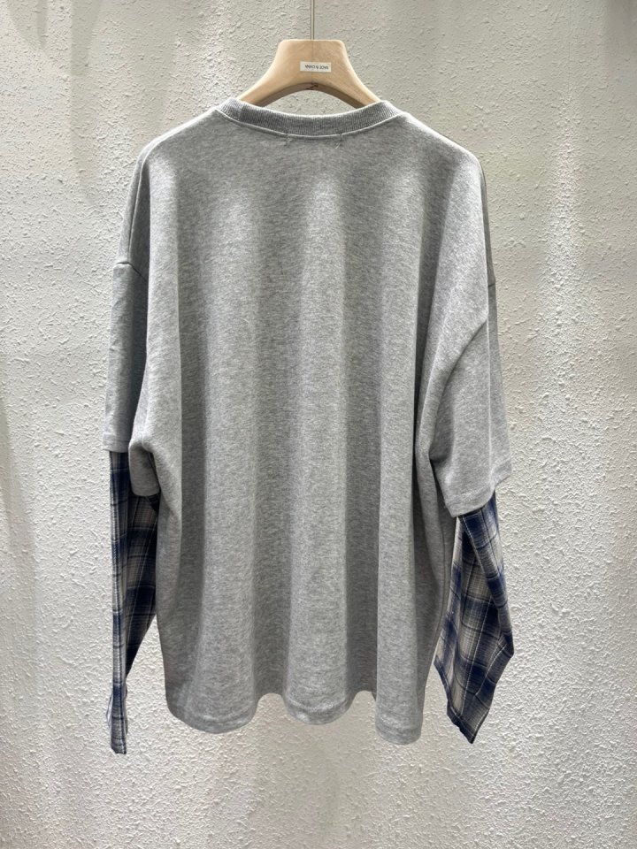 Another Plan - Korean Women Fashion - #momslook - England Check Tee - 5