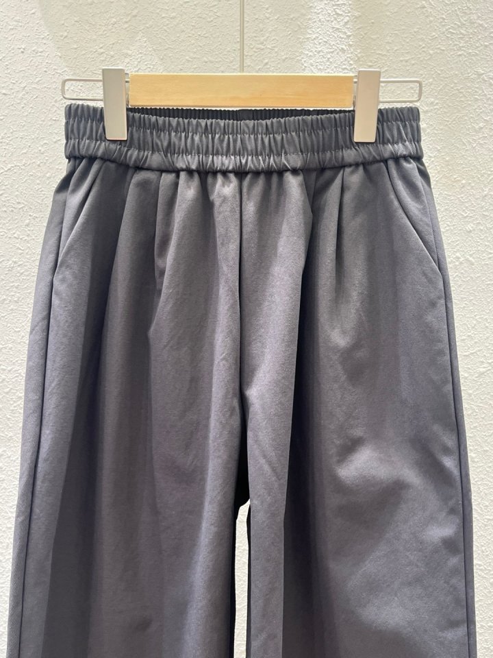 Another Plan - Korean Women Fashion - #momslook - Cotton Span Wide Pants - 10