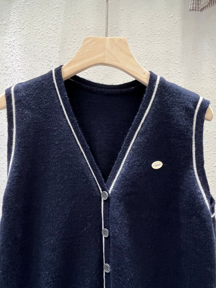 Another Plan - Korean Women Fashion - #momslook - OOTD Button Vest - 10