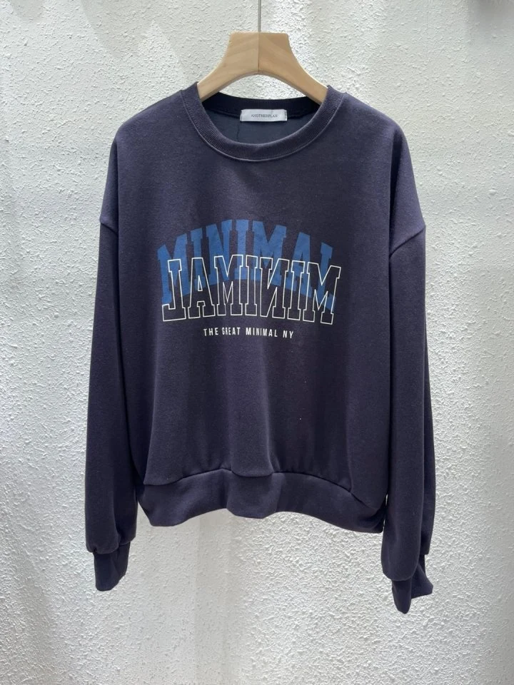 Another Plan - Korean Women Fashion - #momslook - Minimal Sweatshirt - 10