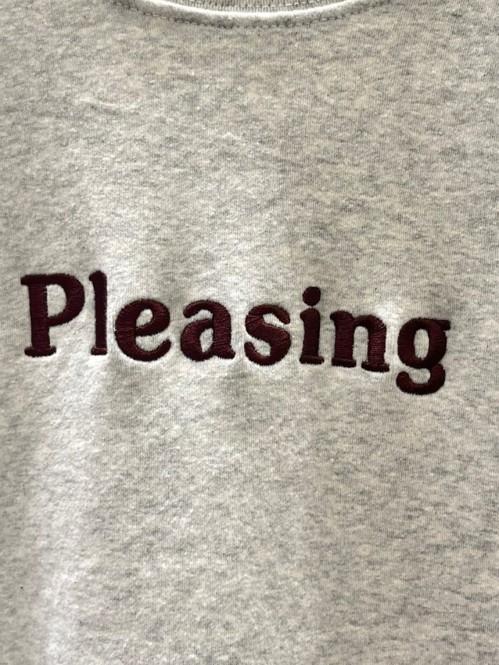 Another Plan - Korean Women Fashion - #momslook - Pleasing Embroidery Tee - 8