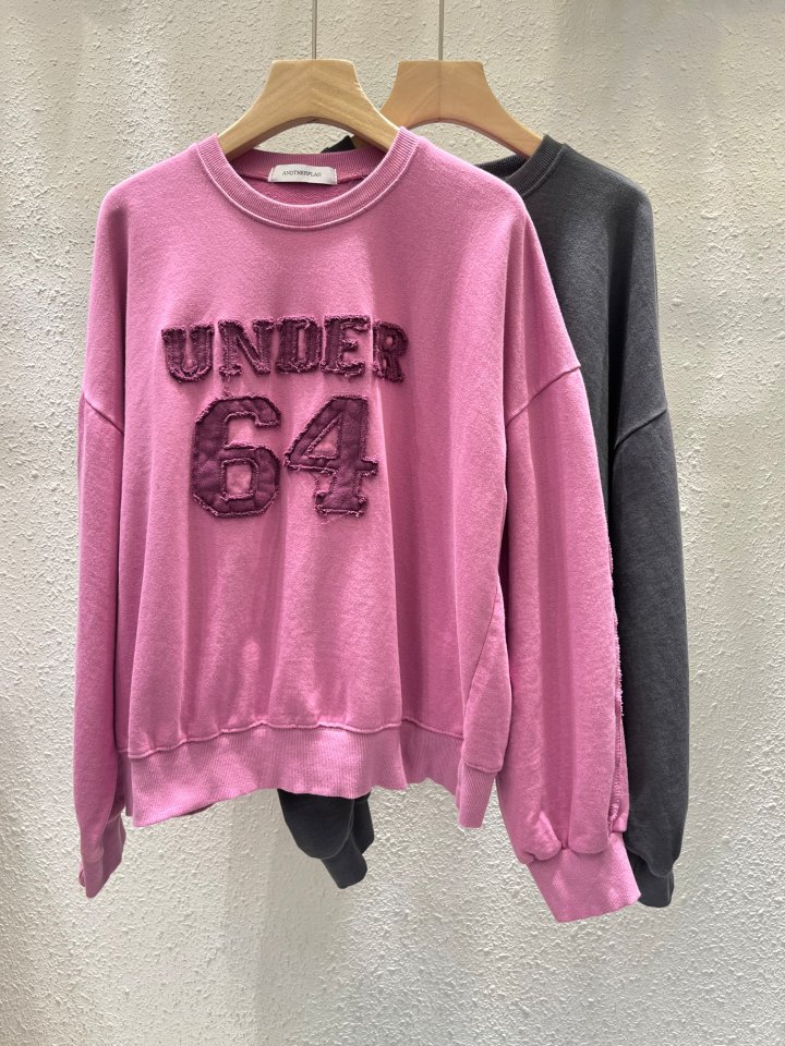 Another Plan - Korean Women Fashion - #momslook - Vintage Under Washing Sweatshirt - 11