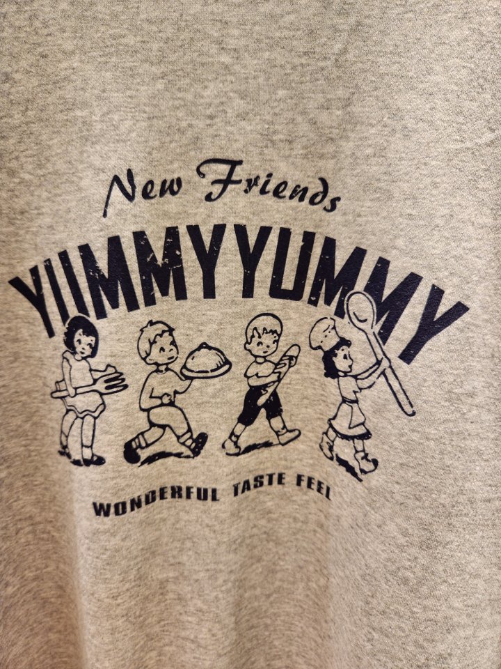 Another Plan - Korean Women Fashion - #momslook - Yummy Yummy Tee - 3