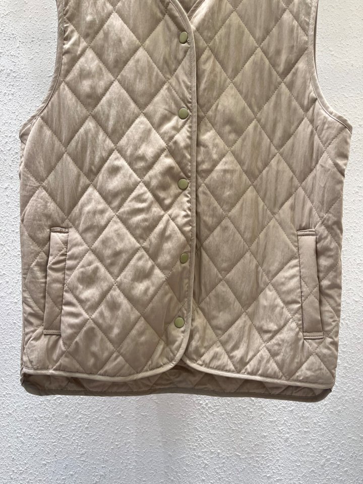 Another Plan - Korean Women Fashion - #momslook - Quilted Vest - 7