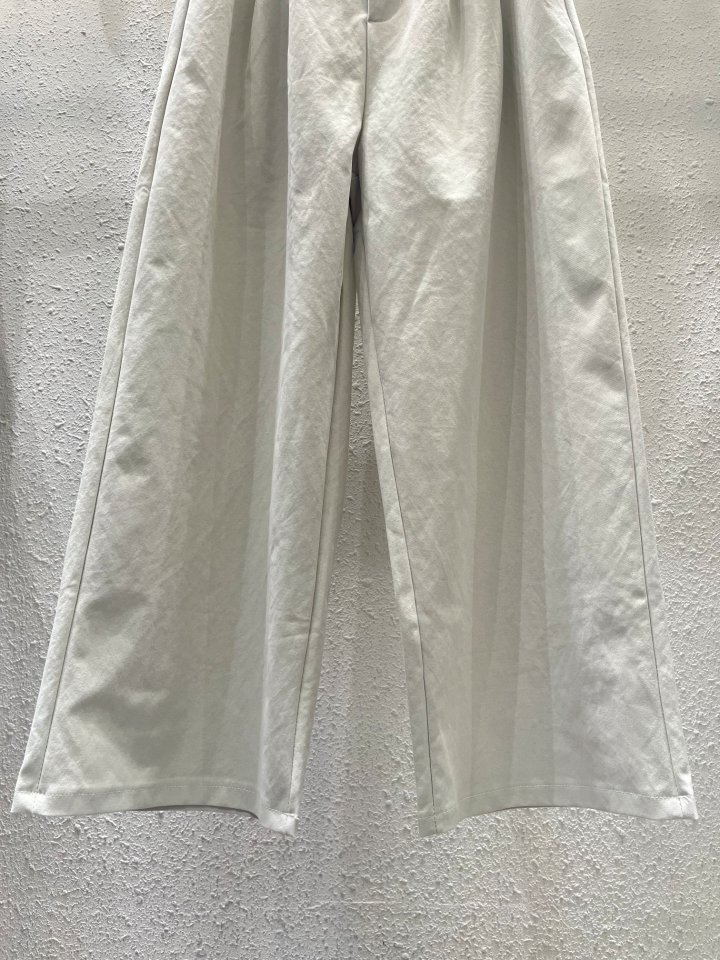 Another Plan - Korean Women Fashion - #thelittlethings - Button Stretch Wide Pants - 4