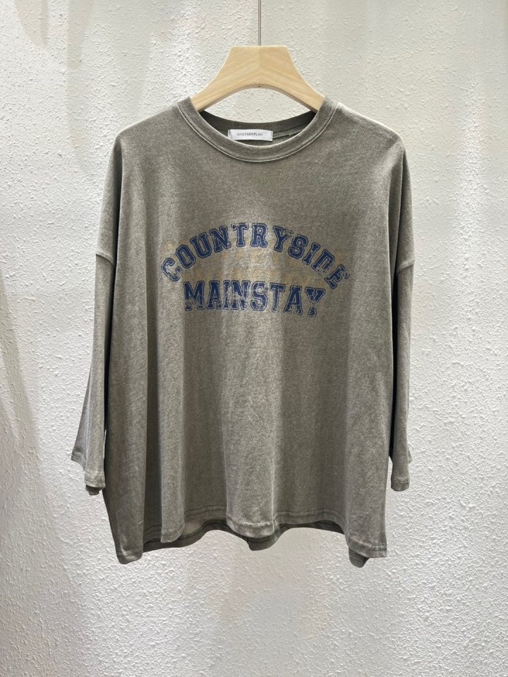 Another Plan - Korean Women Fashion - #pursuepretty - Cracked Pig Tee - 10