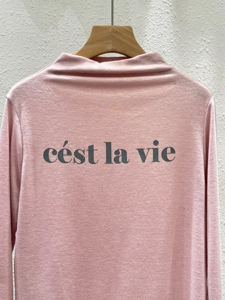 Another Plan - Korean Women Fashion - #pursuepretty - C'est La Vie Turtleneck Tee - 7