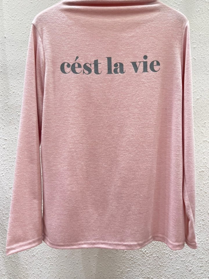 Another Plan - Korean Women Fashion - #romanticstyle - C'est La Vie Turtleneck Tee - 9