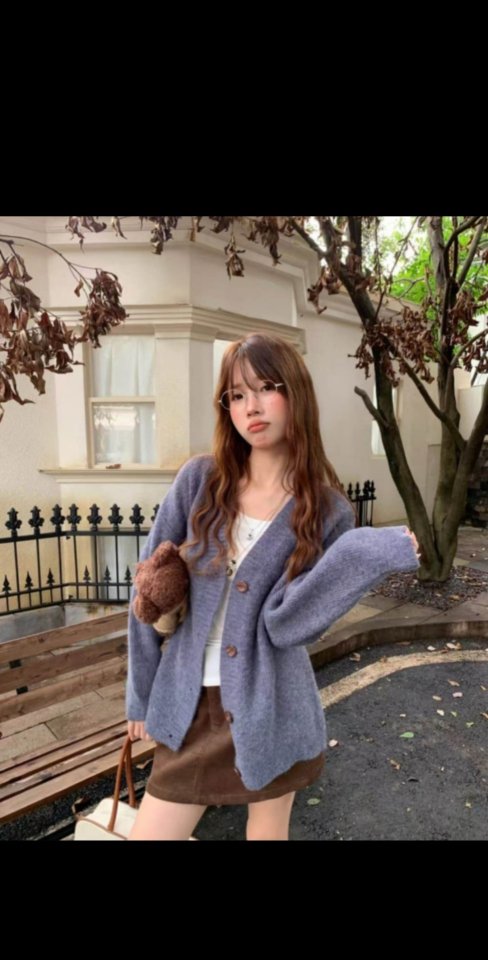 Another Plan - Korean Women Fashion - #romanticstyle - V-neck Long Knit Cardigan - 2