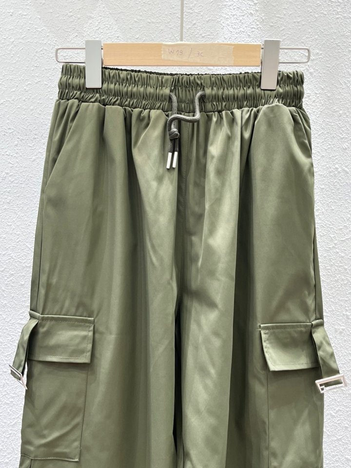 Another Plan - Korean Women Fashion - #shopsmall - Buckle Cargo 2-Way Pants - 7