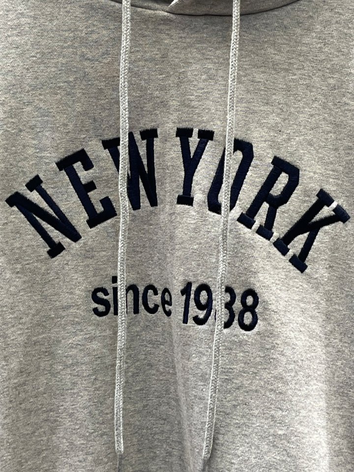 Another Plan - Korean Women Fashion - #thatsdarling - New York Embroidery Hoodie - 8