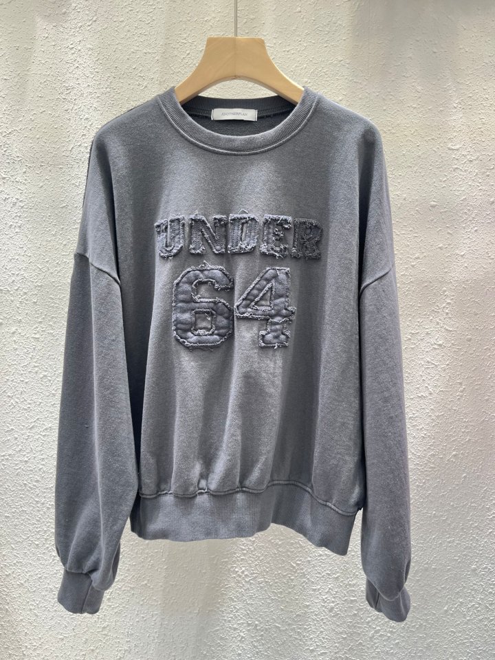 Another Plan - Korean Women Fashion - #thatsdarling - Vintage Under Washing Sweatshirt - 7