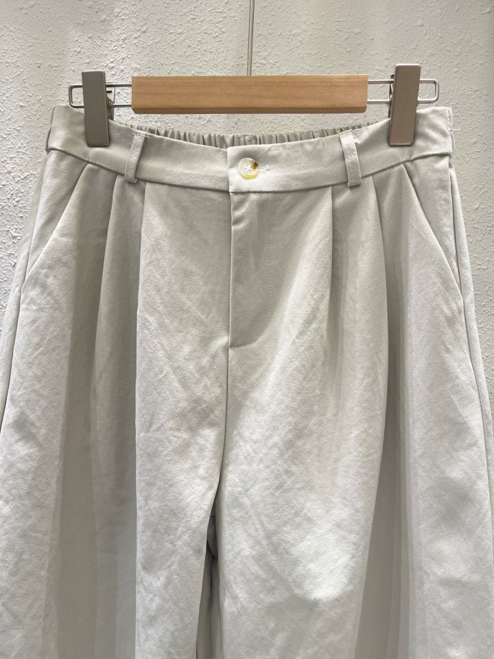 Another Plan - Korean Women Fashion - #thatsdarling - Button Stretch Wide Pants - 2