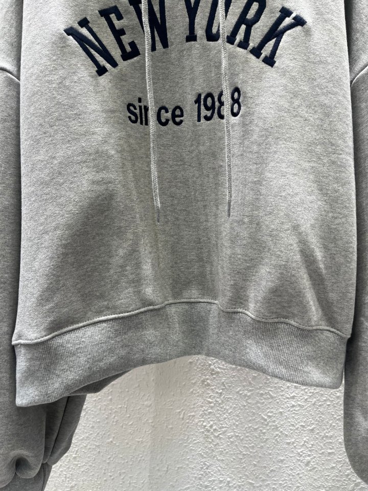 Another Plan - Korean Women Fashion - #thelittlethings - New York Embroidery Hoodie - 9