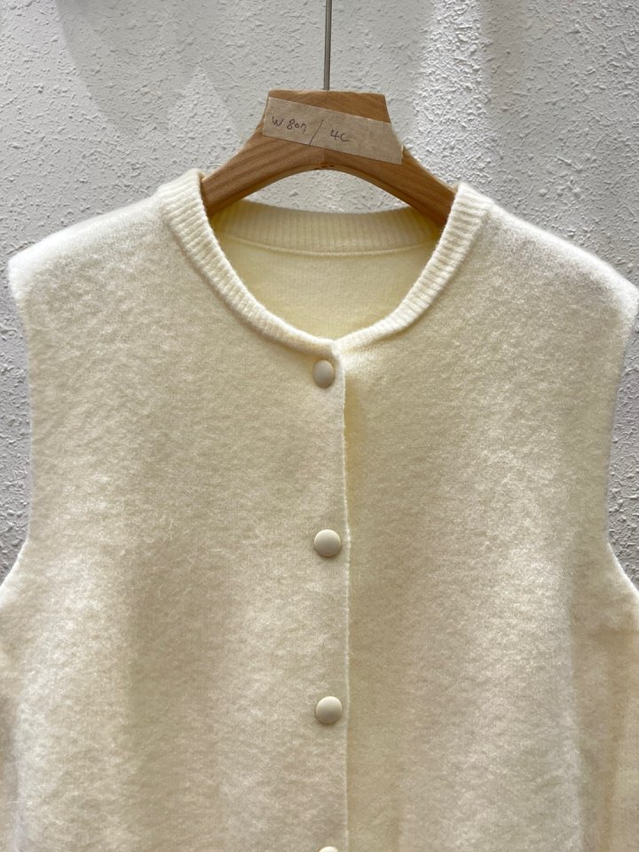 Another Plan - Korean Women Fashion - #thelittlethings - Button Knit Vest - 2