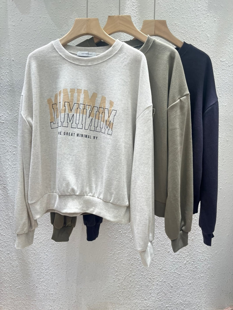 Another Plan - Korean Women Fashion - #thelittlethings - Minimal Sweatshirt