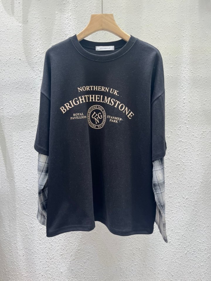 Another Plan - Korean Women Fashion - #vintagekidsstyle - England Check Tee - 10