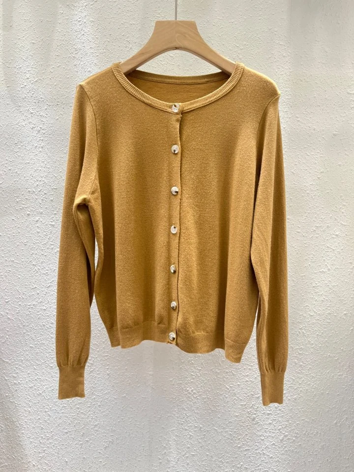 Another Plan - Korean Women Fashion - #womensfashion - Daily Round Knit Cardigan - 11