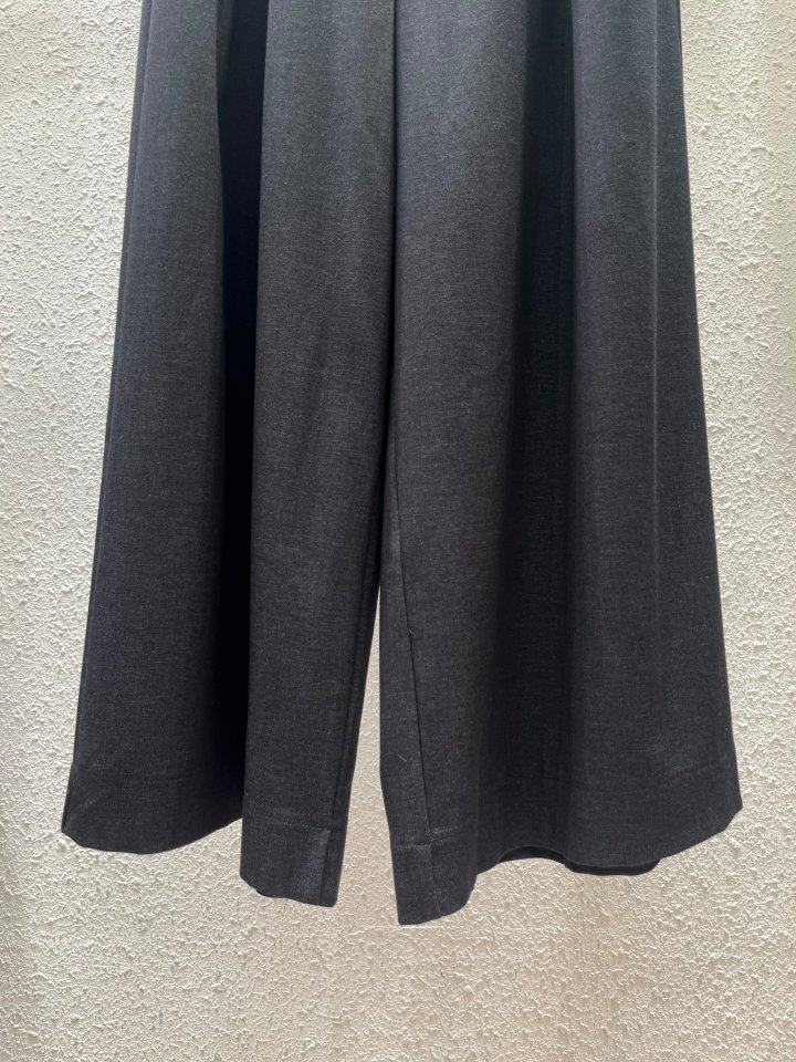Another Plan - Korean Women Fashion - #womensfashion - Front Pleated Span Wide Jeans - 8