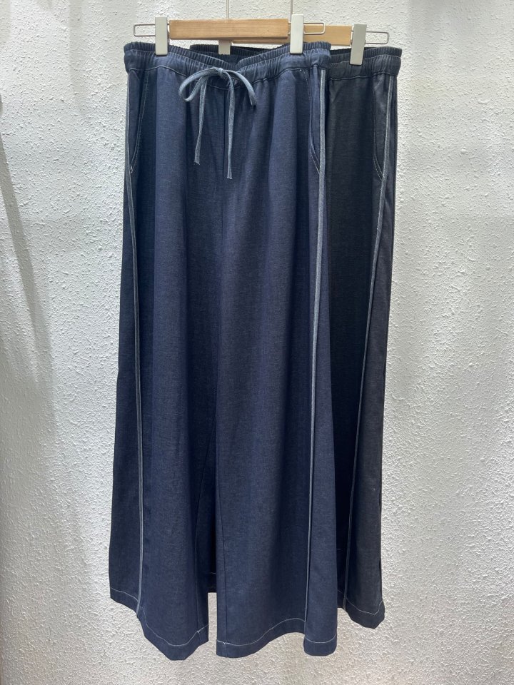 Another Plan - Korean Women Fashion - #womensfashion - High Waist Side Line Span Jeans - 8