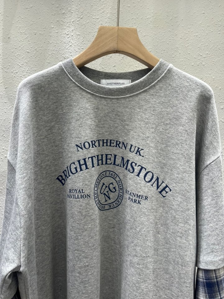 Another Plan - Korean Women Fashion - #womensfashion - England Check Tee - 2
