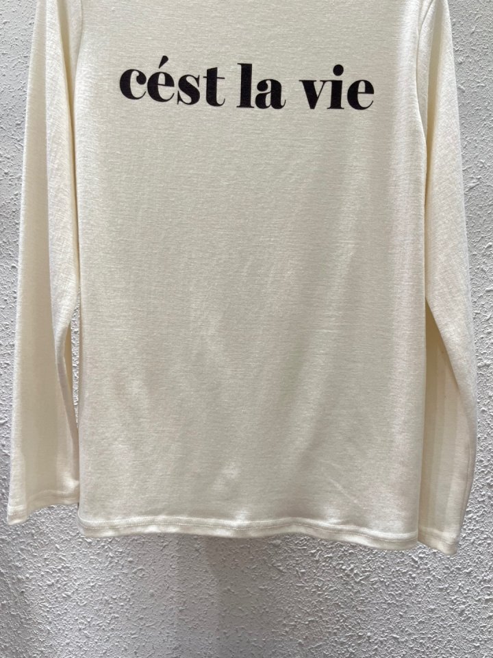 Another Plan - Korean Women Fashion - #momslook - C'est La Vie Turtleneck Tee - 4