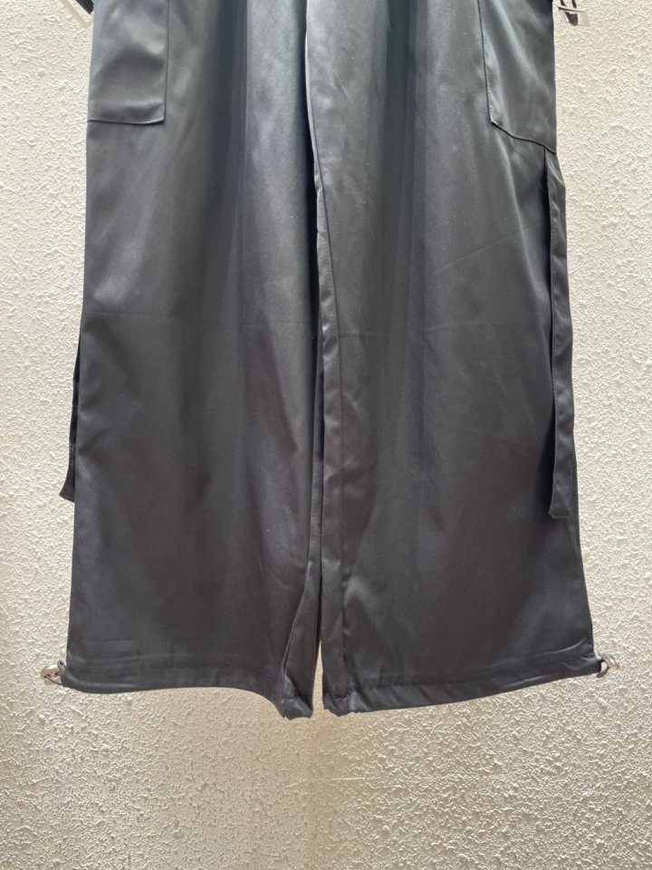 Another Plan - Korean Women Fashion - #womensfashion - Buckle Cargo 2-Way Pants - 11