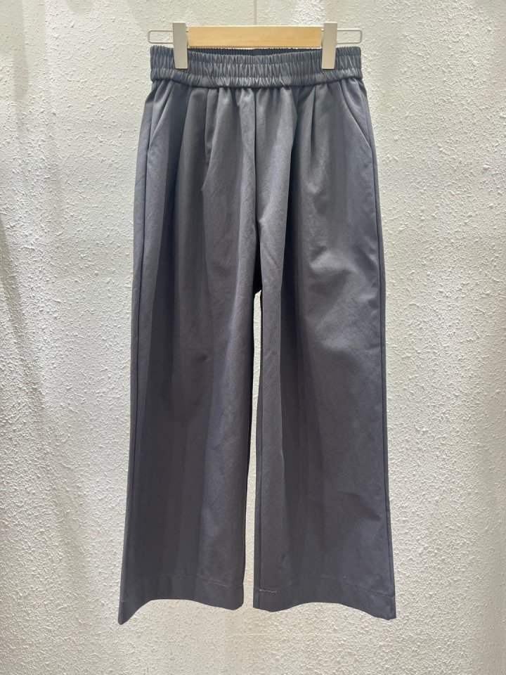 Another Plan - Korean Women Fashion - #womensfashion - Cotton Span Wide Pants - 9