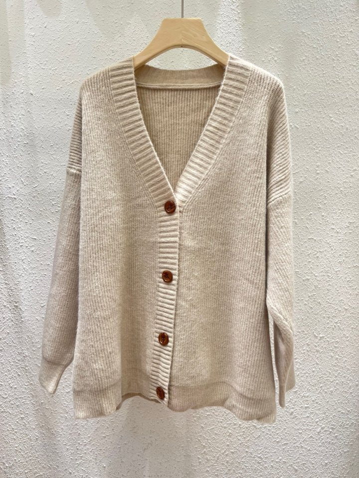 Another Plan - Korean Women Fashion - #womensfashion - V-neck Long Knit Cardigan - 7