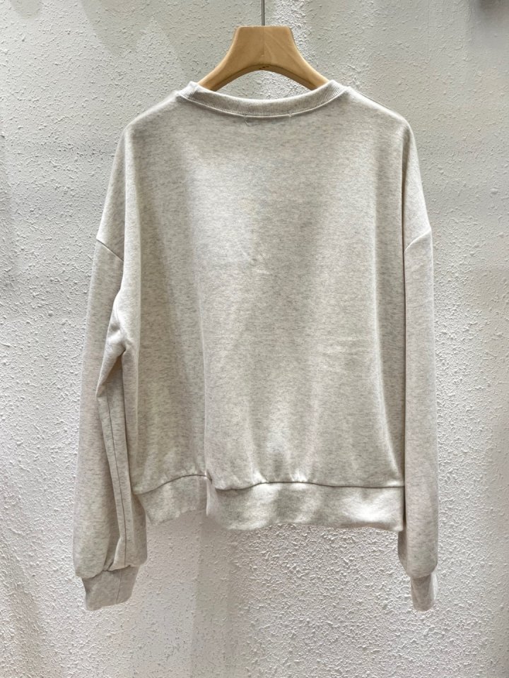 Another Plan - Korean Women Fashion - #womensfashion - Minimal Sweatshirt - 5