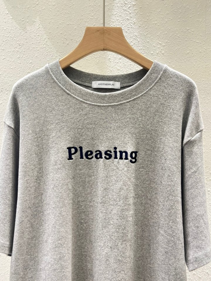 Another Plan - Korean Women Fashion - #womensfashion - Pleasing Embroidery Tee - 11