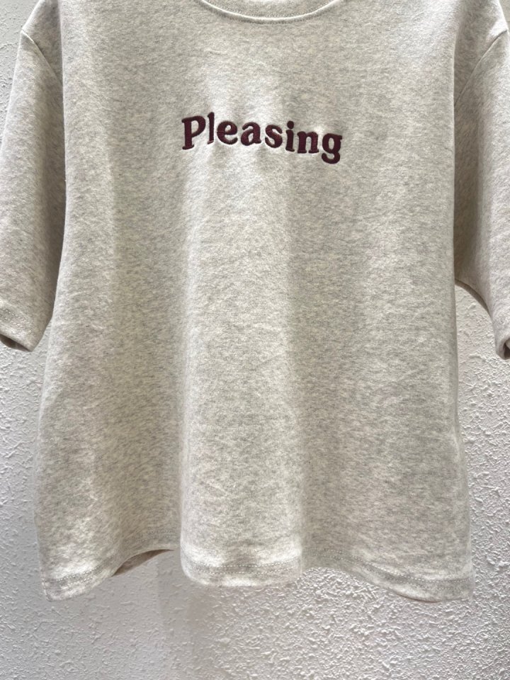 Another Plan - Korean Women Fashion - #womensfashion - Pleasing Embroidery Tee - 9
