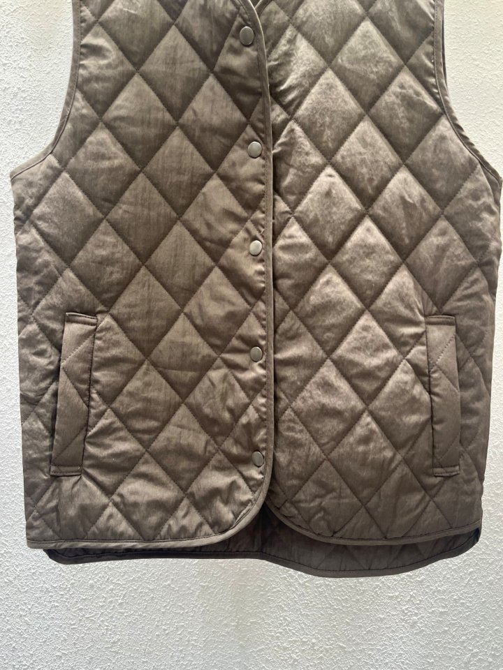 Another Plan - Korean Women Fashion - #womensfashion - Quilted Vest - 10