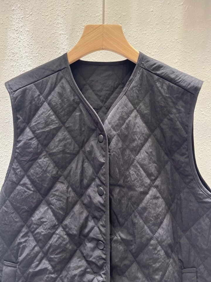 Another Plan - Korean Women Fashion - #womensfashion - Quilted Vest - 12