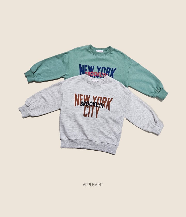 Applemint - Korean Children Fashion - #Kfashion4kids - New York Sweatshirt - 7