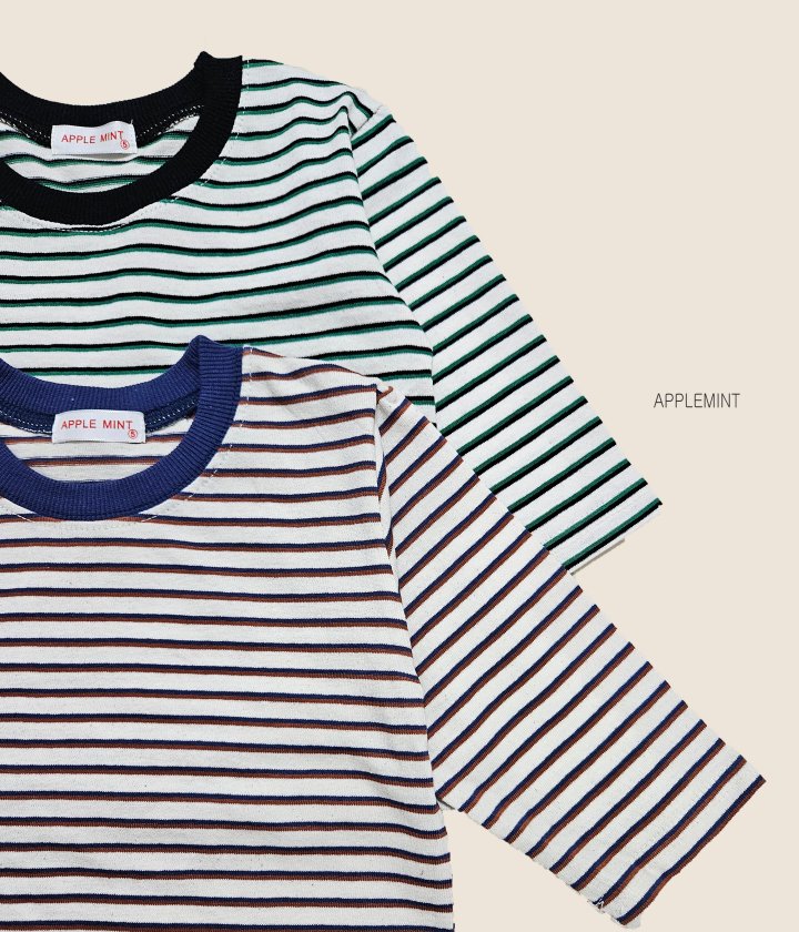 Applemint - Korean Children Fashion - #childofig - Cult Stripe Tee - 10