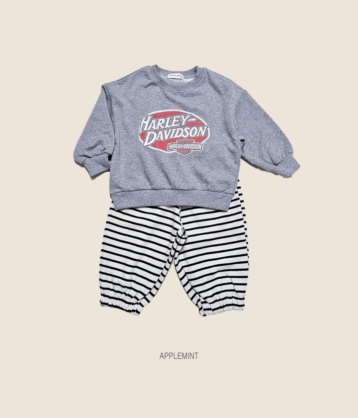 Applemint - Korean Children Fashion - #childofig - Harley Sweatshirt - 4