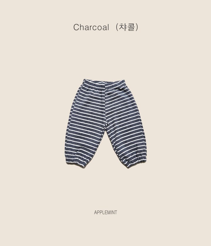 Applemint - Korean Children Fashion - #childrensboutique - Stripe Pants - 10